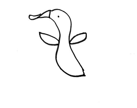 画最简单鸭子,简单的鸭子怎么画,很简单鸭子怎么画_大山谷图库