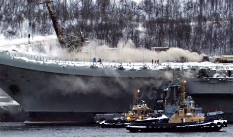 快讯！俄罗斯唯一现役航母起火 多人受伤 - 知乎