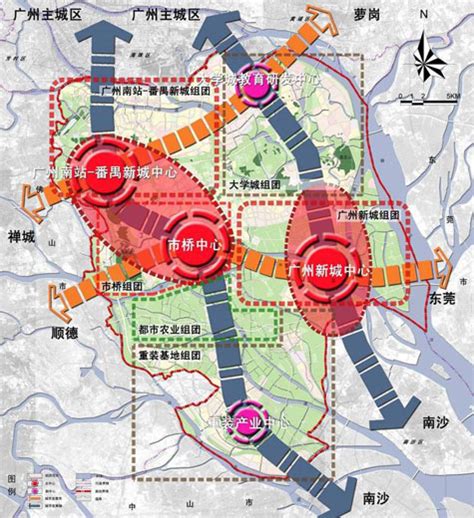 广州市番禺广场周边地区城市设计-规划设计资料