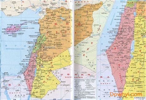 巴勒斯坦地图下载-巴勒斯坦地区地图下载高清免费版-当易网