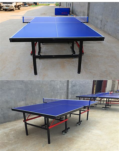 【志恒】高档室内比赛乒乓球台 高密度标准折叠型学校用乒乓球桌-阿里巴巴