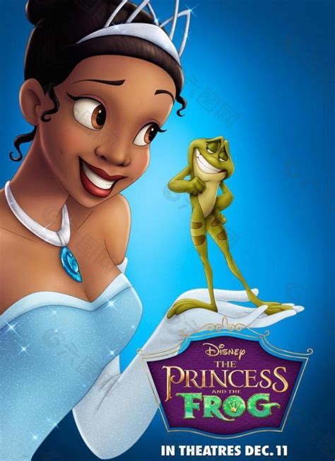 公主和青蛙 好莱坞动画片 高清晰海报图片素材免费下载(图片编号:306094)-六图网