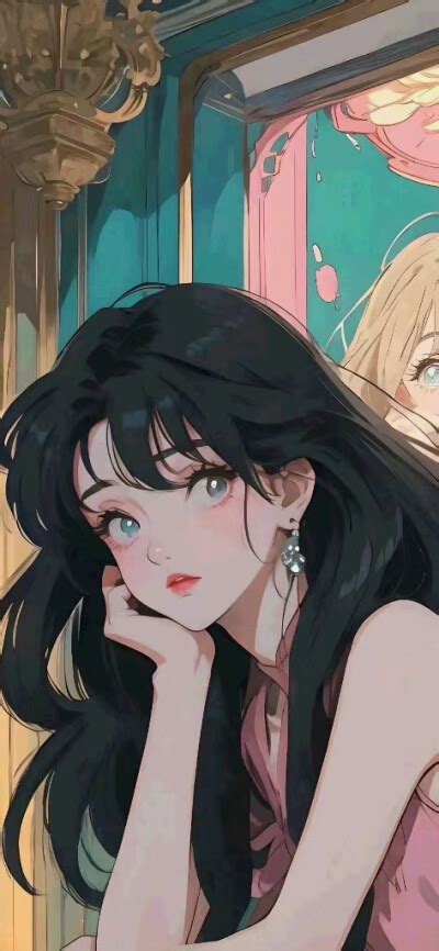 头像甜美女生港风漫画版