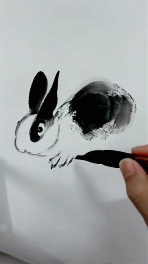 动物简笔画图片大全 怎么画有颜色兔子简笔画图解 肉丁儿童网