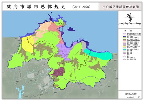 威海市各区划分图,威海市区域划分图,划分_大山谷图库