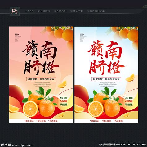 赣南脐橙果汁海报图片下载_红动中国