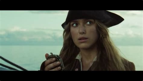 加勒比海盗的女主角，第一位美丽无比，第二位差的不是一点半点