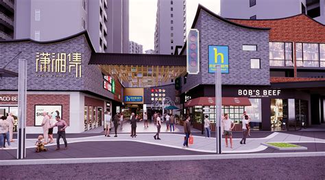 【商业街设计】国潮永州·零陵HOO_空间印象商业设计-站酷ZCOOL