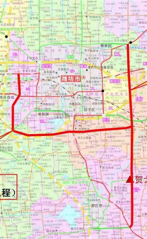 潍坊城市最新规划图,潍坊五区划分,2020潍坊城市规划_大山谷图库