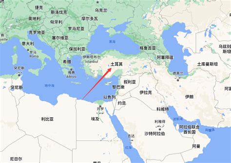 土耳其世界地图图片