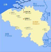 比利时地图图片