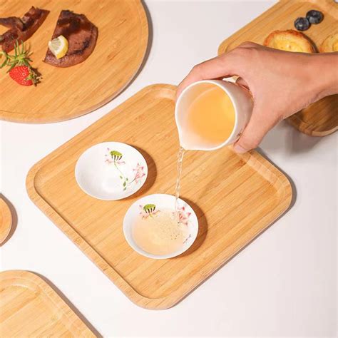 楠竹托盘创意茶盘家用水果盘长方形竹盘子日式干泡盘子全竹餐盘子-阿里巴巴