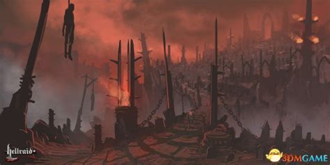 《地狱突袭》概念艺术图欣赏 赤焰地狱尸满为患！_www.3dmgame.com
