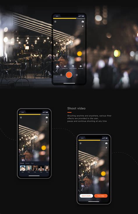 短视频社交app ui kit界面设计模板—Hapnezz - 25学堂