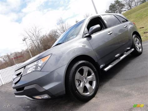 2009 Sterling Gray Metallic Acura MDX #47005181 | GTCarLot.com - Car ...