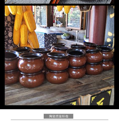 煨汤瓦罐耐热民间传统3号瓦罐 煲汤陶瓷瓦罐 瓦罐煨汤缸小瓦罐-阿里巴巴