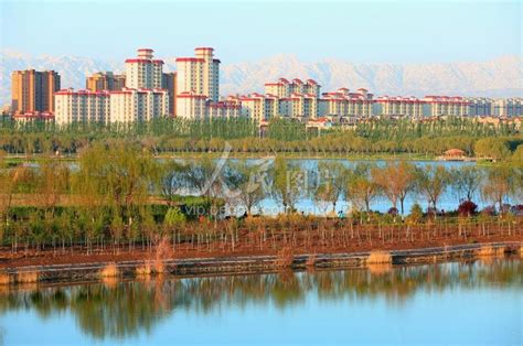 甘肃张掖：“湿地之城”美如画-人民图片网