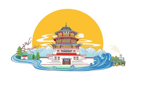 西藏林芝|插画|商业插画|怪力美少女 - 原创作品 - 站酷 (ZCOOL)