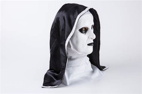 2023新款The nun2恐怖修女面具 万圣节亚马逊鬼修女招魂面具头套-阿里巴巴