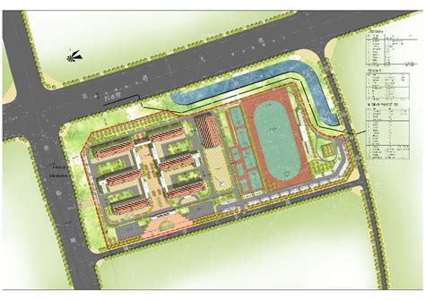 宣城六中（新港校区）设计方案总平面图批后公布-宣城市自然资源和规划局