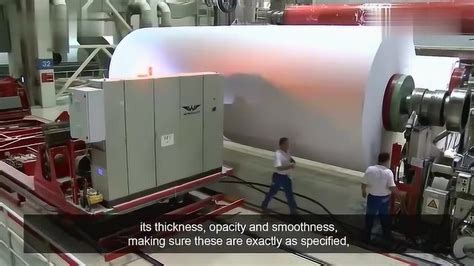 现代化造纸过程实拍：带你去工厂看一棵树变成一张纸的过程！_腾讯视频