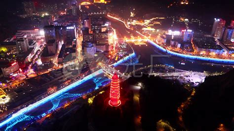 延安市璀璨夜景 - 日月天地的博客 - PhotoFans摄影网