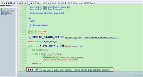 zephyr工作队列(workqueue)的简单介绍