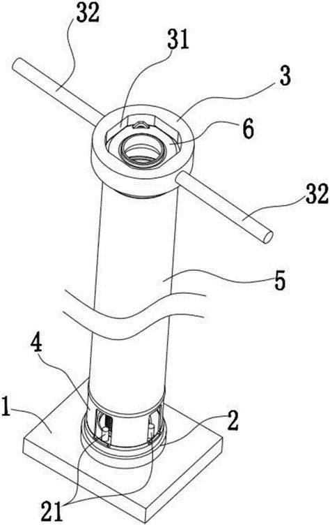 一种深井潜水泵泵体拆卸工具的制作方法