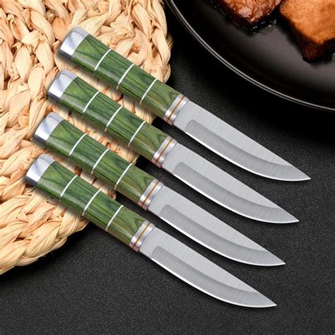 Jaswehome Cute Paring Knives Set 3CR13 Stainless Steel Multipurpose ...