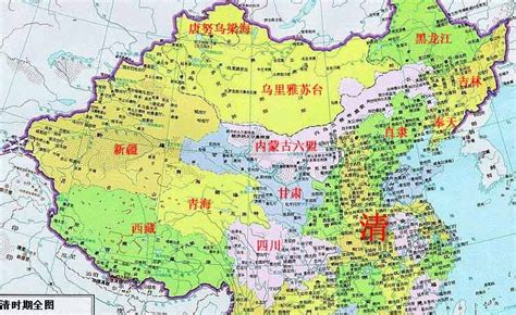 中国历代版图图片