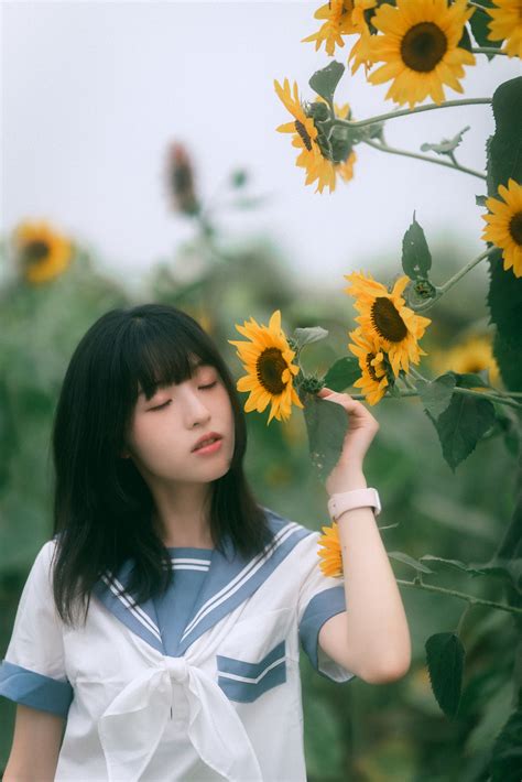 夏季美少女图片