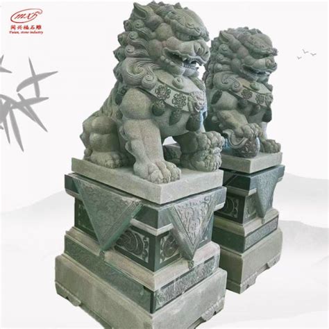 惠安石雕献钱狮圆雕刻好质量青石南狮高1.5米-阿里巴巴