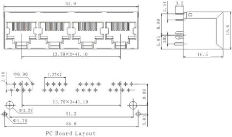 6芯单口RJ45插座（5222 无屏蔽壳，不带LED）_BDTIC 厂家直销RJI45网络接口插座,RJ45连接器