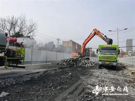 合肥长江东路(滁州路-二十埠河桥西)改造工程全面复工