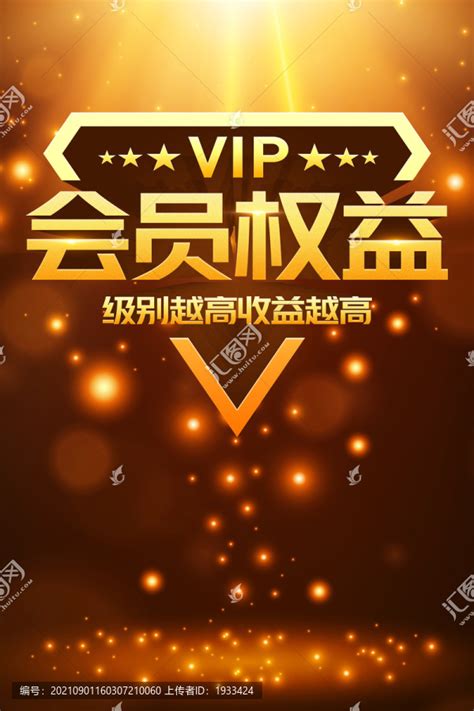 VIP会员权益,海报设计,画册/宣传单/广告,设计模板,汇图网www.huitu.com