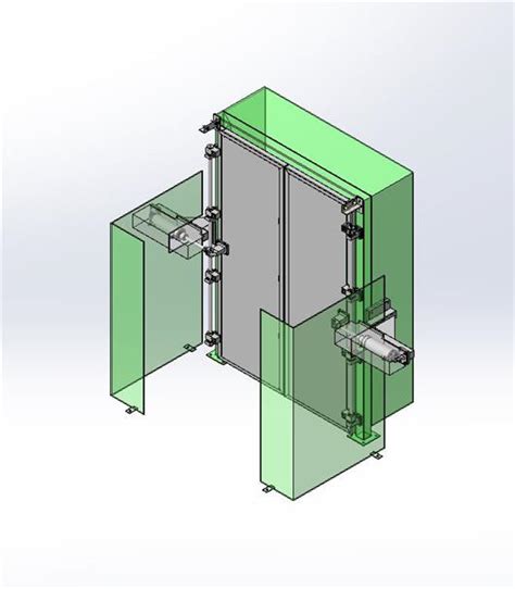 大型自动门模型3D模型下载_三维模型_SolidWorks模型 - 制造云 | 产品模型