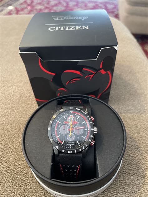 Citizen Eco-Drive Disney Mickey Mouse Racer Chronograph Watch CA4439 ...