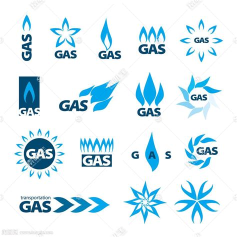俄罗斯天然气工业logo设计含义及设计理念-三文品牌