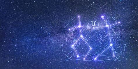 摄影合成唯美星空双子座星座系列背景背景图片下载_4724x2362像素JPG格式_编号15of2opyz_图精灵
