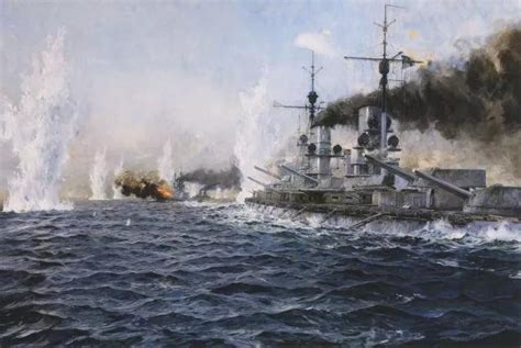 战列舰作为主力的最后一战：画家笔下的日德兰
