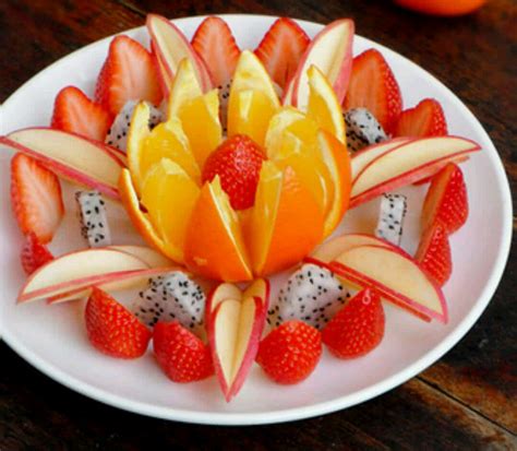 新鲜水果果盘组合水果切块素材图片免费下载-千库网