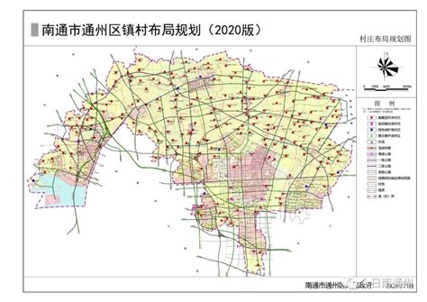 南通通州区镇村布局规划（含南通新机场位置）_房产资讯-海门房天下