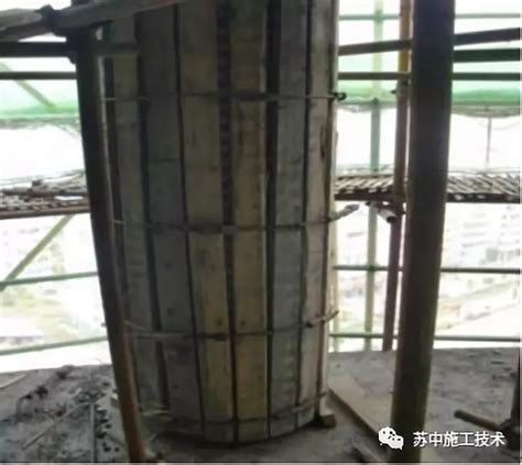 圆柱模板建筑木质圆模具检查井筒电力基础桩桥梁墩弧形异形柱子模-阿里巴巴