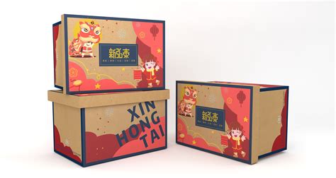 《新年礼盒》|平面|包装|壹点设计工作室 - 原创作品 - 站酷 (ZCOOL)