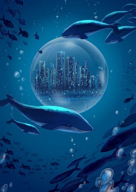 3D动画LED海底世界光效动态背景下载_红动中国