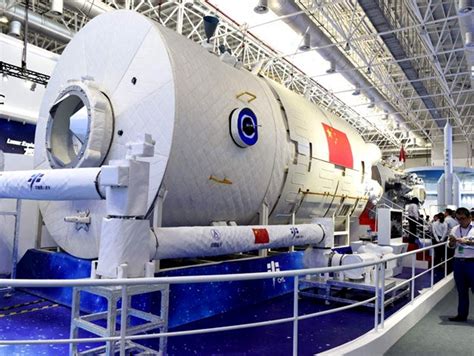 国际空间站迟暮之际 中国揭开了新空间站的面纱_科技_环球网