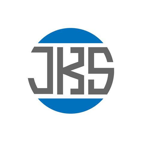 diseño de logotipo de letra jks sobre fondo blanco. concepto de ...