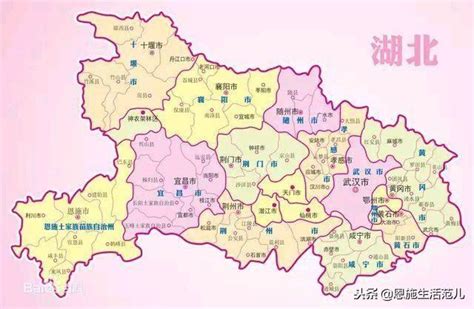 湖北恩施地图图片