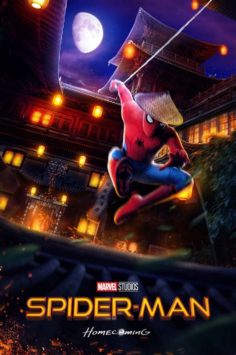 《蜘蛛侠：英雄归来》电影海报设计|平面|海报|柯南吃汤圆儿 - 原创作品 - 站酷 (ZCOOL)
