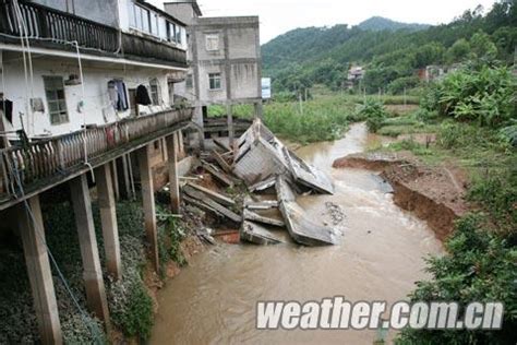 福建三明市普降暴雨 多地房屋倒塌农田被淹-天气图集-中国天气网